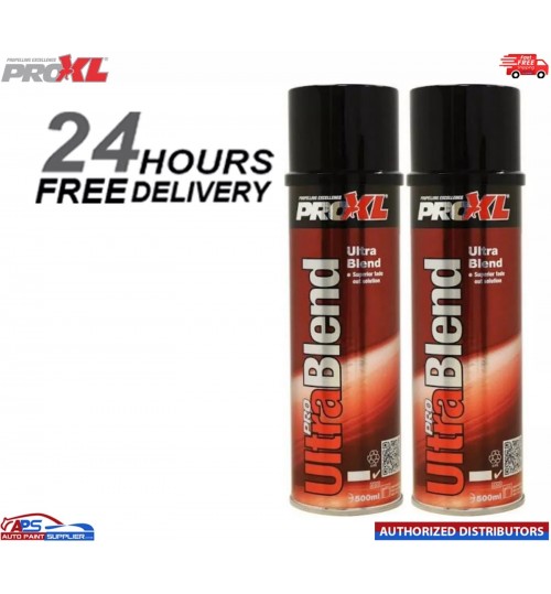 2x PROXL ULTRA BLEND OUT SOLUTION FADE OUT THINNERS AEROSOL RATTLE CAN 500ml